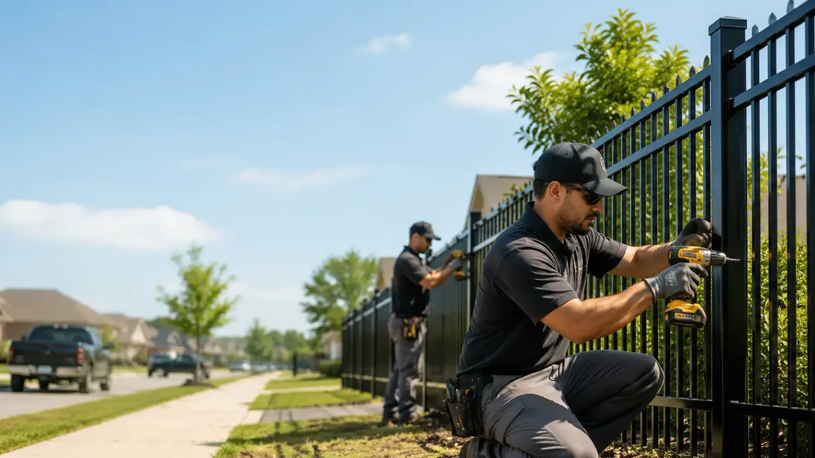 Metal Fence Installation in Hoffman, NC